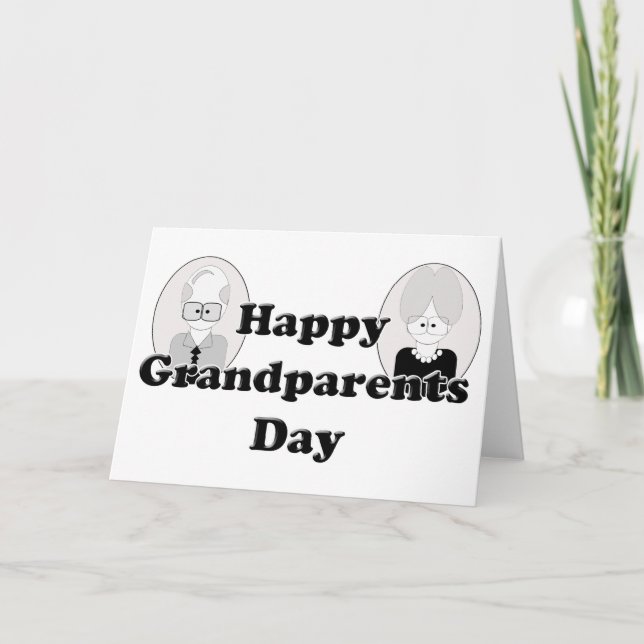 Carte Fête des grands-parents - Couple (Devant)