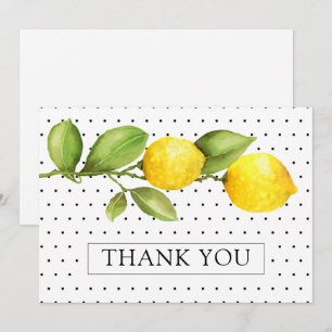 Carte Fête des mariées de Merci principale de citron