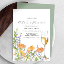 Fête des mariées fleurs sauvages Petals & Prosecco