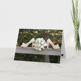 Carte Fête des mariées moderne chic