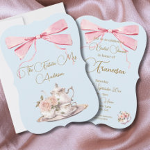 Fête des mariées Regency Tea Party Elegance Invita