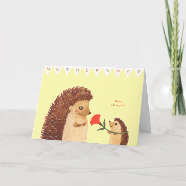 Carte Fête des mères (Devant)