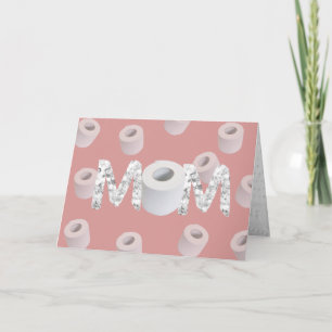Carte Fête des Mères Blush Quarantine Funny
