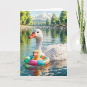 Carte Fête des mères Canard et canard