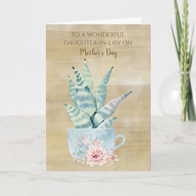 Carte Fête des mères de belle-fille (Devant)