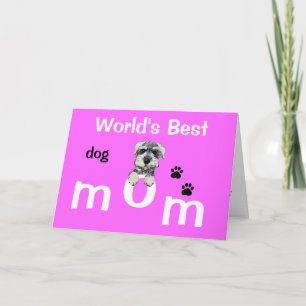 Carte Fête des mères de chien