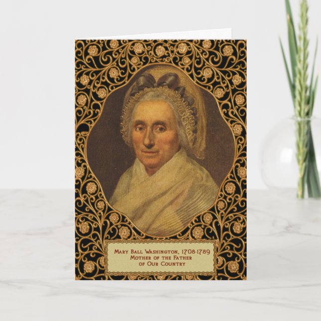 Carte Fête des mères de George Washington (Devant)