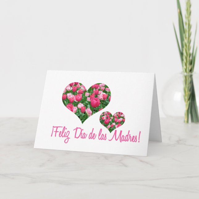Carte Fête des Mères Espagnoles heureux (Devant)