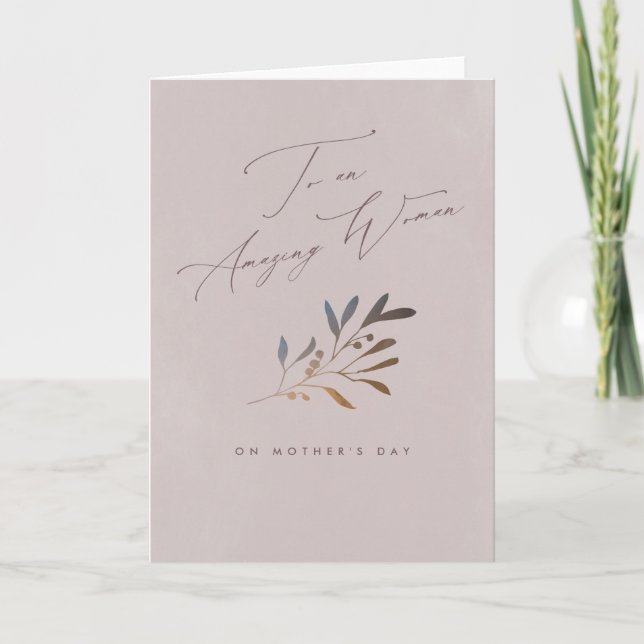 Carte Fête des mères féminine féminine Extraordinaire (Devant)