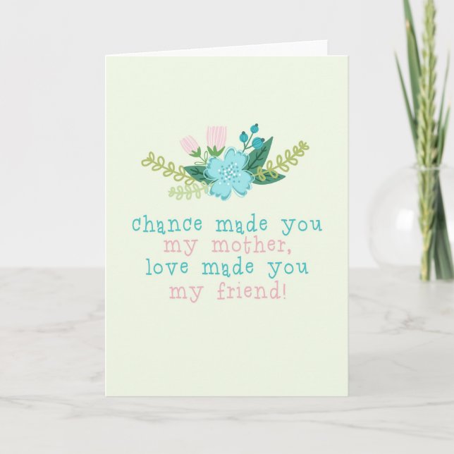 Carte Fête des mères florales (Devant)