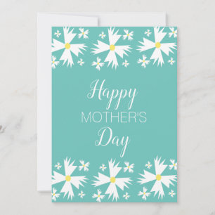 Carte Fête des Mères Geometrical Daisy