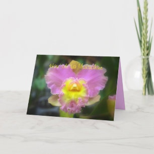 Carte Fête des mères joyeuses d'Hawaï Orchid de Cattleya
