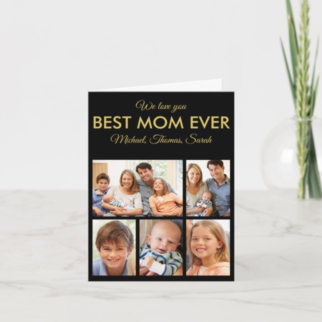 Carte Fête des mères Meilleure maman Toujours tendance C (Devant)