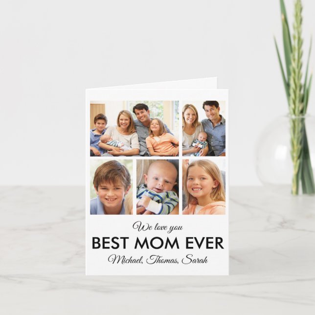 Carte Fête des mères Meilleure maman Toujours tendance C (Devant)