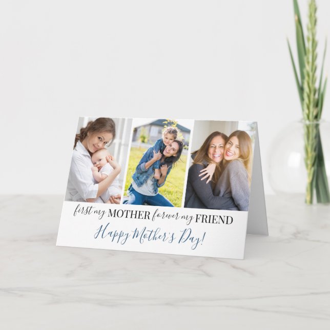 Carte Fête des mères pour toujours ami 3 Photo (Devant)