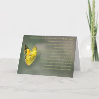 Fête des mères Souvenir Spirituel avec papillon