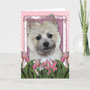 Carte Fête des mères - Tulipes roses - Cairn - Teddy Bea