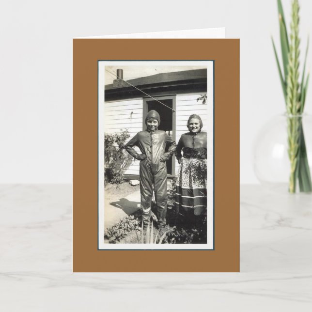 Carte Fête des mères vintages (Devant)