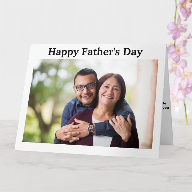 Carte fête des pères (Orchidée)