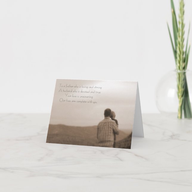 Carte Fête des pères (Devant)