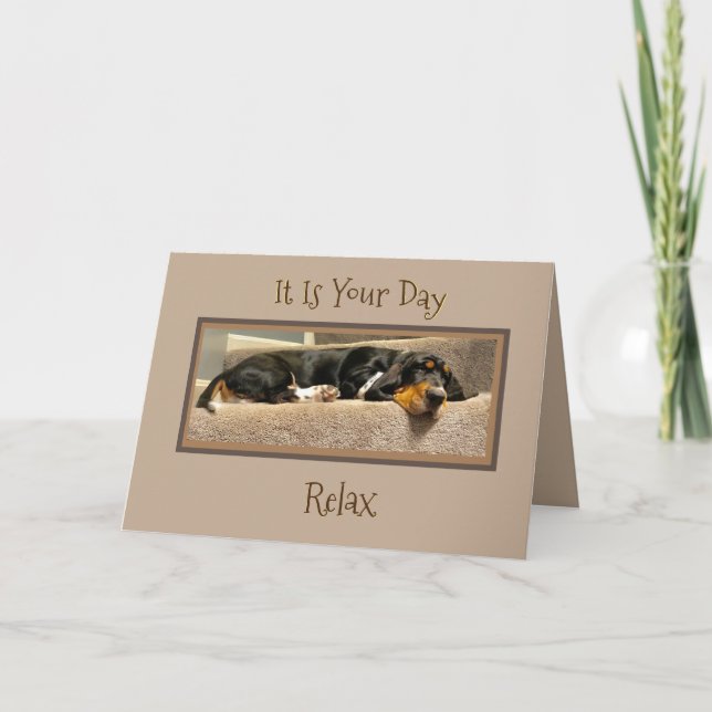 Carte "Fête des pères" amusante avec chicot à dos  (Devant)