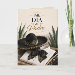 Carte Fête des Pères Charro Mexicain   Feliz Día del Pad
