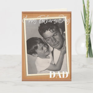 Carte Fête des pères DAD Ajouter Votre Propre Photo Pers