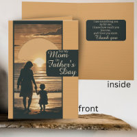 Fête des pères d'appréciation de la mère célibatai