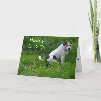 Carte Fête des pères des Dog Cards par Janz