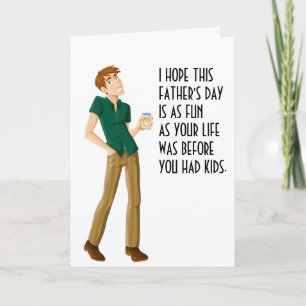 Carte Fête des pères drôle Humour adulte