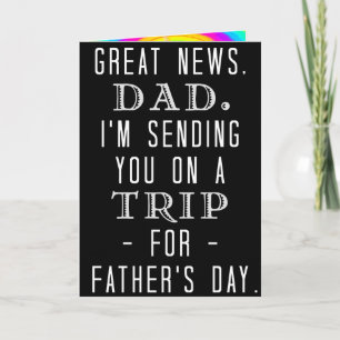 Carte Fête des pères drôle Papa Voyage Vieux Humour Hipp