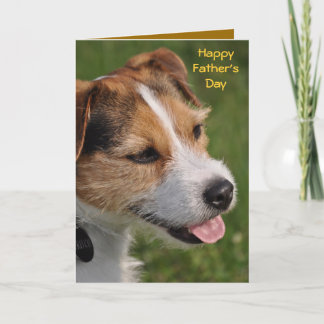 Carte Fête des pères du chien
