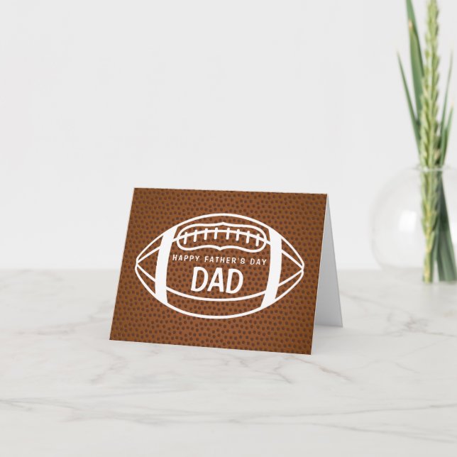 Carte Fête des pères Football (Devant)