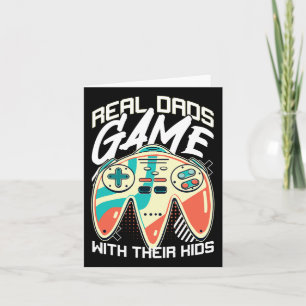 Carte Fête des pères Gamer Papa jeu vidéo Père Stepdad F