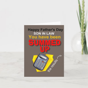 Carte Fête des pères gendre