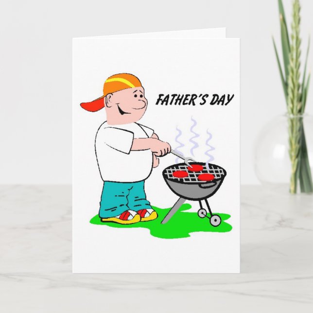 Carte Fête des pères Grill Papa (Devant)