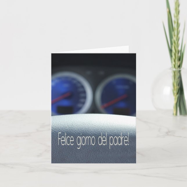 Carte Fête des pères italienne (Devant)