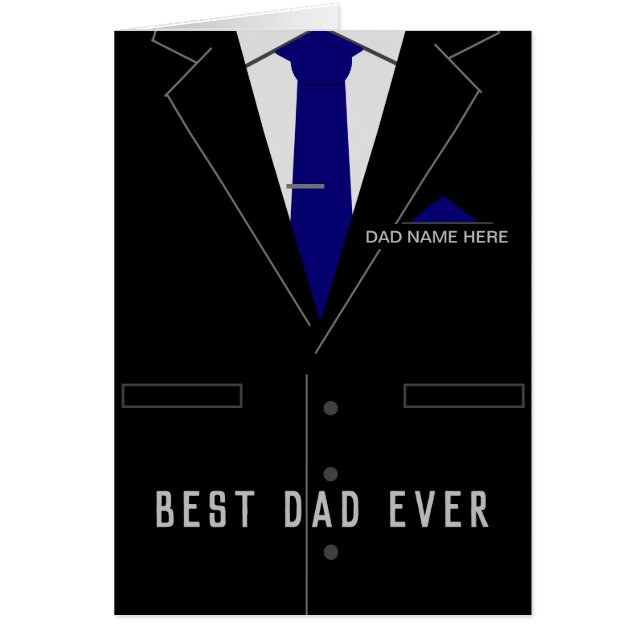 Carte fête des pères - Meilleur DAD jamais réalisé (Devant)