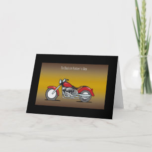 Carte Fête des pères moto