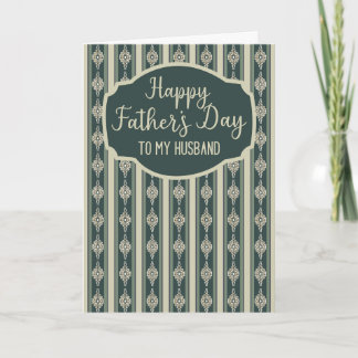 Carte Fête des Pères pour mon mari traditionnelle boho r