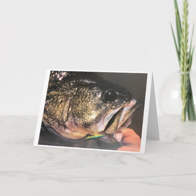 CARTE **FÊTE DES PÈRES POUR MON NÉPHÉRIQUE** PÊCHEUR (Devant)