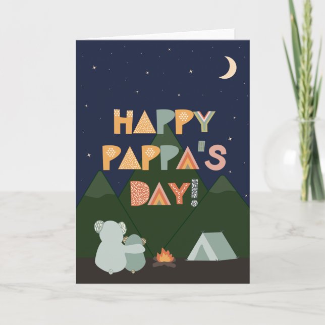 Carte fête des pères pour Pappa (Devant)