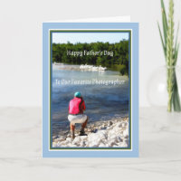 Carte fête des pères pour photographe
