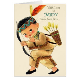 Carte Fête des pères Retro Daddy Du Fils