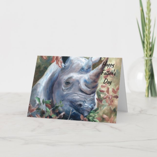 Carte Fête des pères Rhino (Devant)