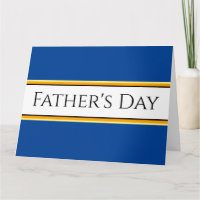 FÊTE DES PÈRES Royal Navy Blue White Racing Stripe