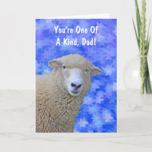 Carte Fête des pères Sheep