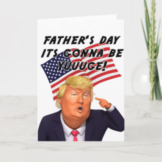 Carte Fête des pères Trump, Carte Fête des pères a