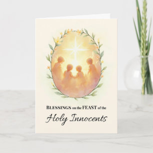 Carte Fête des Saints Innocents Jour de bénédictions Aqu