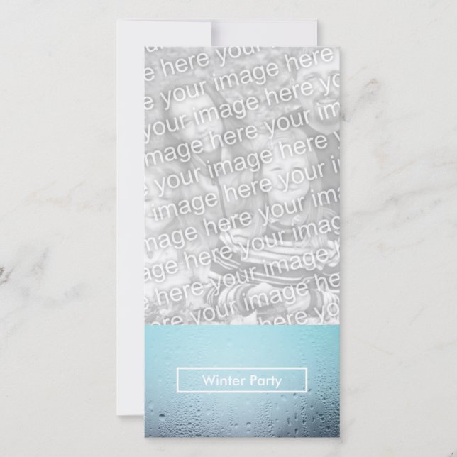 Carte fête d'hiver (Devant)